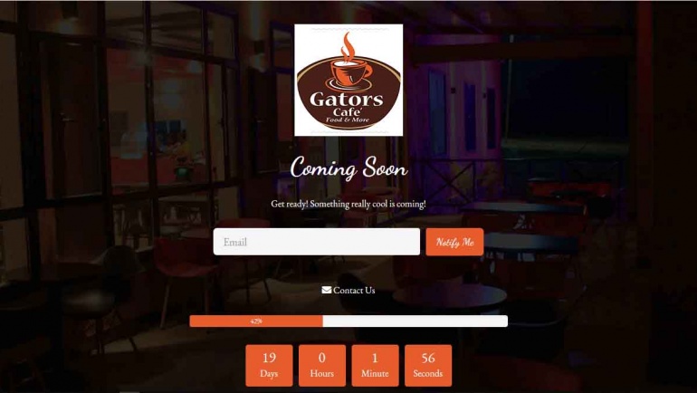 Gators Cafe Website: Coming Soon!